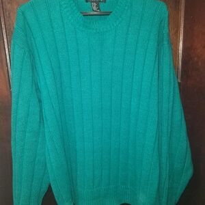 Silk Italian Designer Teal Sweater